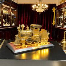 Caja de música con diseño de máquina de escribir vintage, Caja de música de proyector retro, Caja de música con diseño de gramófono vintage, Caja de música de tren vintage - Multicolor - Ver 8