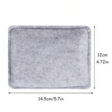 1PC Needle Felting Poked Pad ,Wool Felt Workplace Wear-Resistant Mat, Cushion Wool Felting Handmade Craft Accessories Tool,Multiple Sizes - Light Grey - View 12