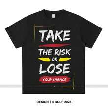 2026 Camiseta de Hombre con Lema de Advertencia de Graffiti 100% Algodón, Camisetas Gráficas de Arte Callejero Sobredimensionadas para Hombres, Tops de Moda Urbana Edgy - Negro - Ver 11