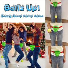 1-Piece Swing Barrel Game, Swing Ball Game, Hammock Party Barrel Game, Training Prop For Eye And Waist Coordination, Fun Party Game, Multiplayer Interactive Game, Suitable For Holiday Parties, Outdoor Activities, Family Entertainment. - Multicolor - View 2
