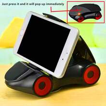 Car-Shaped Adjustable Clip Mobile Phone Holder - Universal Smartphone Stand For IPhone And Android, Desktop Accessory, Gift For Car Enthusiasts