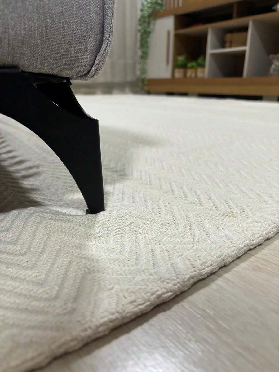 Living Room Or Bedroom Rug, Various Sizes, 100% Cotton. Thick And Very Soft, Machine Washable! - Raw Zig - View 1