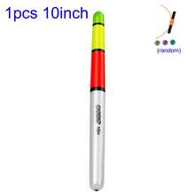 1 pieza de flotador de pesca de bagre de madera balsa, boya deslizante, boya de pulgadas, 10 pulgadas, 12 pulgadas, flotadores de pesca con de caña para crappie