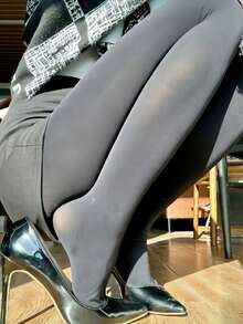 1双女士120D天鹅绒酒红色不透明连裤袜，冬季优雅之选 - 酒紅色 - 查看 6