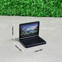 9 Colors Mini Foldable Laptop Computer Model, Suitable For Micro Landscape, Dollhouse - Multicolor - View 3