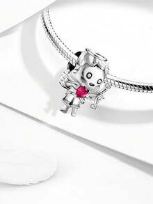 1pc Fashionable Beaded Pendant, Cross Charm, Suitable For Women Bracelet DIY Jewelry, Comes With Elegant Gift Box - Beaded 3 - View 10