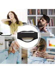 1pc Magnetic Neck Warmer Pad, Tourmaline Infused Neck Wrap, Self-Heating Magnetic Therapy Neck Warmer - Comfortable Support, Suitable For Home And Office Use, No Power Or Battery Required - Multicolor - View 4