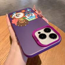 Funda de Teléfono de Barbería de Pan Divertido Compatible con iPhone 17 16e 16 15 14 13 12 11 Mini Pro Max Air X XR XSMAX 8 7 Plus Cubierta Trasera Mate a Prueba de Golpes - Colores mixtos - Ver 7