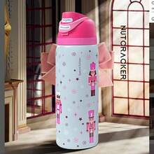 Nutcracker  Water Bottle 32oz, 945ML, ,With Straw,Heat Preservation Time More Than 24 Hours, Cold And Hot Water Can Be Insulated, Can Make Coffee, Frozen Drinks, , Exquisite Workmanship, Suitable For Camping, Work, Indoor And Outdoor Use. - Default - View 8