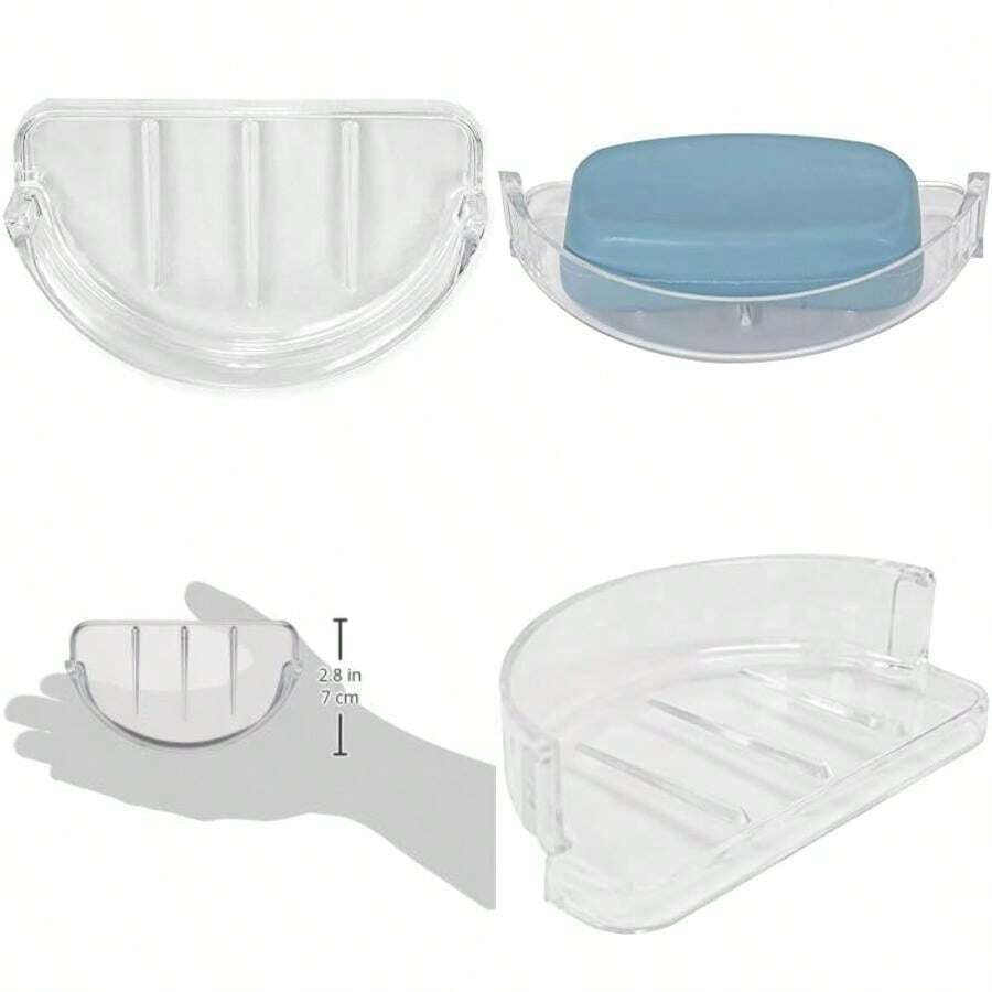 EZ-FLO 15204 - Jabonera de plástico transparente de repuesto para baño(Jabonera de plástico de repuesto) - Multicolor - Ver 1