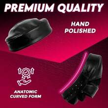 DALLX Sports Punch Mitts Target Focus Pads Hook and Jab Curved for MMA Training Martial Arts Karate Kickboxing Muay Thai with Adjustable Straps Ventilated - Negro - - Ver 4