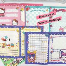 Sanrio دفتر ملاحظات بحجم B5 قطعة واحدة، دفتر ملاحظات ذو غلاف صلب بألوان زاهية وصفحات كاملة من شخصيات كرتونية جديدة من سانريو، ضروري للطلاب والطالبات للعودة إلى المدرسة - متعدد الألوان - مشاهدة 3