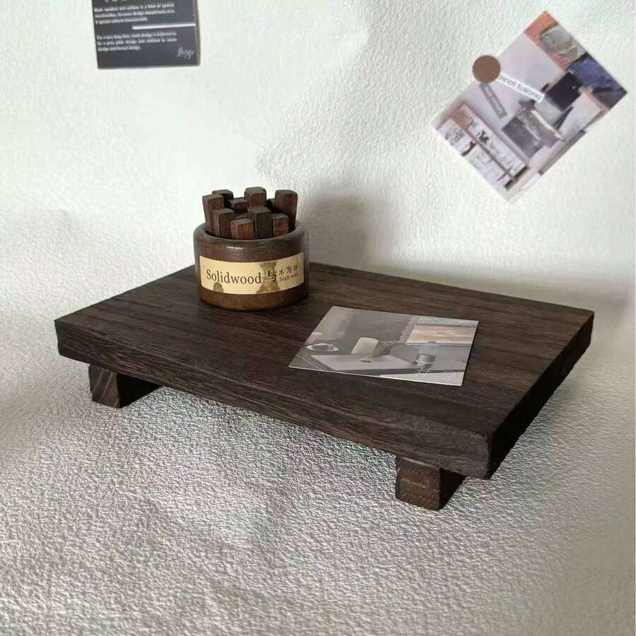 1 hộp đựng đồ trang điểm để bàn bằng gỗ cao cấp, khay trang điểm kiểu Trung Quốc cổ điển, giá đựng đồ, khay đựng trang sức, đồ trang trí phòng trang điểm, đồ trang trí phòng. - Khay hương thơm - Xem 1