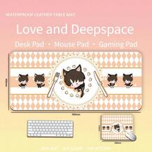 Game Love And Deepspace Sylus Rafayel Zayne Xavier Caleb Anime Cute Cat Computer Keyboard Pad/Mouse Pad Cartoon Office Supplies - C - View 13
