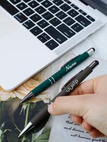 Custom Gel Pens With Name, Personalized Teacher Pens, Customized Ballpoint Pen, Customizable Gifts, Valentine's Day Gifts, Anniversary, Graduation Gifts, Birthday Gifts, Writing Pen, Office Supplies, Daily, Student, School, Friend, Men, Women, Home - Style C - View 4