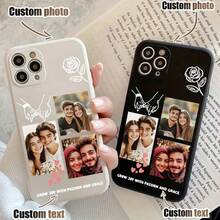 1 ốp lưng điện thoại TPU có thể tùy chỉnh, tương thích với iPhone 11, 16, 15, 14, 13, 12, 17 Pro Max Plus 17Air 16e, ốp bảo vệ toàn diện tự thiết kế, cũng tương thích với Samsung Galaxy S25, S24, S24Plus/S24+, S24Ultra, S24FE, S20, S21, S22, S23, 11/11 Pro/11 Pro Max/12/12 Pro/12 Pro Max/13/13 Pro/13 Pro Max/14/14 Pro/14 Pro Max/15/15 Pro/15 Pro Max/16/16 Pro/16 Pro Max, 16, Honor 400/400 Pro/400 Lite - màu đen - Xem 4