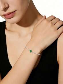 Women Chain Bracelets - Heart-shaped - View 2