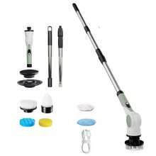 10-In-1 Upgraded Electric Cleaning Brush, Electric Rotating Floor Brush, Wireless Electric Rotating Brush With 10 Replaceable Brush Heads, Automatic Rotation And Retraction - Suitable For Floors, Bathrooms, Bathtubs, Tiles - Multicolor - View 9