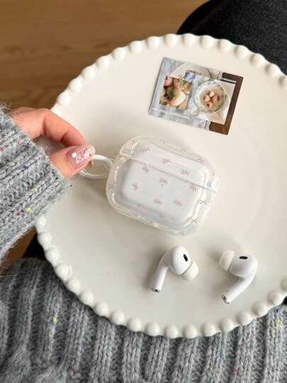 韩版ins风蝴蝶结 Pro 3耳机套，可爱新款无线蓝牙耳机保护套， Pro 2保护壳，防摔