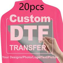 Stiker Setrika Panas Vinyl DTF Custom Gambar dan Teks untuk Berbagai Ukuran, Gunakan Desain atau Foto Anda untuk Personalisasi DIY, Cocok untuk Dekorasi Kaos, Bantal, Tas dan Pakaian, 1/5/10/20 pcs - MultiWarna - View 14