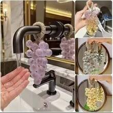 1pc Of New Crystal Grape, Handmade Cat Paw Soap With Bubble Net, Purple - Grape Soap 20pcs / Purple - Cat Paw Soap 14pcs, Suitable For Bathing And Hand Washing, Long-Lasting Fragrance, Realistic Fruit Shape. - Purple - View 11