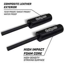 - almohadillas para orejas de entrenamiento acolchadas de bloqueo y Sparring – Paquete de 2 para artes marciales y entrenamiento deportivo (baloncesto, fútbol, lacrosse, MMA y más) – Elige tu - Barras de bloqueo - Ver 3