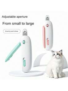 可调节开口宠物指甲钳/修剪器，适用于猫狗