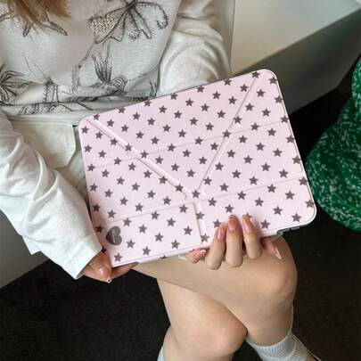 3+Y 折りりたたみアクリル iPad バックル保護するするケース Apple ipadPro 13inch アクリルタブレット保護ケースに適しています