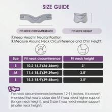 Babaka Neck Brace Cervical Collar - Neck Support Brace Suit For Sleeping, Soft Foam Wraps Keep Vertebrae Stable And Aligned For Relief Of Cervical Spine Pressure For Women & Men - S - View 10