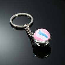 1个几何图案派对球钥匙扣，卡通超级进化石配件 - 彩色 - 查看 49