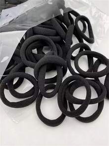 50 piezas de ligas de pelo de alta elasticidad, sin daños, estilo streetwear, elegantes y elásticas, diseño sin costuras, adecuadas para coleta diaria de mujeres, maquillaje, baño, lavado de cabello, transporte, deportes y vacaciones, reuniones escolares, regalos festivos, etc. Accesorio diario esencial para mujeres, ligas de pelo, adecuadas para primavera, verano, otoño, invierno, bandas de goma para el cabello, scrunchies, accesorios para el cabello - Multicolor - Ver 6