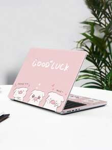 2pcs Printed Pattern DIY Scratch-Resistant Protective Stickers For 15.6-16 Inch Laptops, Compatible With HP, Apple, Asus, Compaq, - Multicolor - View 1