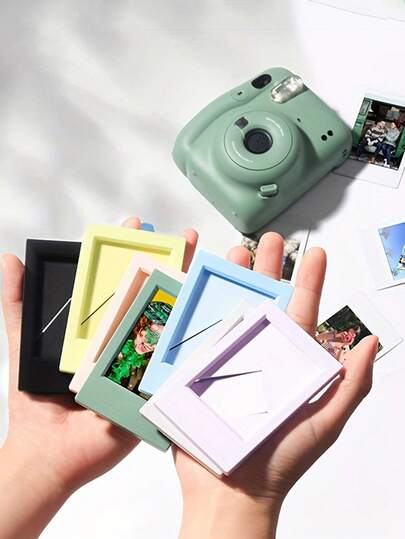 3-Inch Mini Colorful Photo Frame, Suitable For 3-Inch Film Mini Frame, Small Film Photo Frame, Desktop Display Stand For Mini 12, 11, 8, 7S, 25, 50, 70, 90 Instant Photos