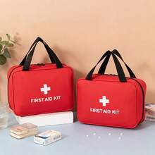 1pc Large First Aid Bag, Emergency Kit For Car, Outdoor, Travel, Rescue, First Aid Supplies Storage Bag - Multicolor - View 5