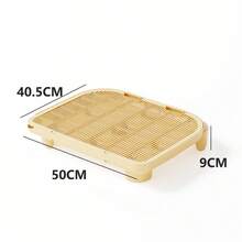 19.6英寸宠物猫砂垫 防铲双层猫砂收集垫 可重复使用便携式猫咪磨爪控制桌