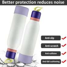 Insulated Water Bottles For Outdoor - 2+2 Purple - View 7