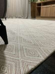 Living Room Or Bedroom Rug, Various Sizes, 100% Cotton. Thick And Very Soft, Machine Washable! - Diamond Caramel - View 5