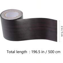 XISH Housoutil 2rollos Cubre Zócalo Autoadhesivo Flexible Para Paredes Y Pisos De Metros Pegatinas Decorativas Para Esquinas Y Molduras Para Decoración De Interiores Y Exteriores - negro - Ver 2