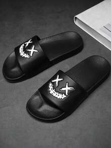 2026春夏新款男士软底大码拖鞋，47码；小码拖鞋，36码；防滑耐磨轻便软拖鞋；室内休闲拖鞋，48、49码；户外沙滩拖鞋；面部拖鞋；50码套脚拖鞋 - A-黑色 - 查看 9