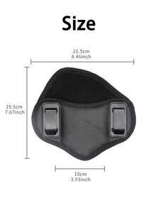 1pc Yellow Outdoor Tactical Waist Hanging Hidden Holster Unisex Multipurpose Portable Wear-Resistant Stealth Quick Draw Holster - Mustard Yellow - View 2