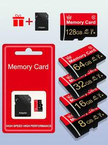 多设备存储解决方案！这款MicroSD卡提供从4GB到128GB的全容量选择，并具备高速数据传输能力，可满足您日常摄影和文件存储需求。 - 紅色 - 查看 2
