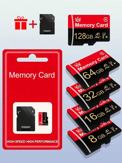 Multi-Device Storage Solution! This MicroSD Card Offers A Full Capacity Range From 4GB To 128GB, And Features High-Speed Data Transfer Capabilities To Meet Your Daily Photography And File Storage Needs.