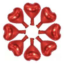 50 globos san valentin mini 5 pulgadas surtido regalos recuerdos globos san valentin 14 de febrero amor - Rojo - Ver 3