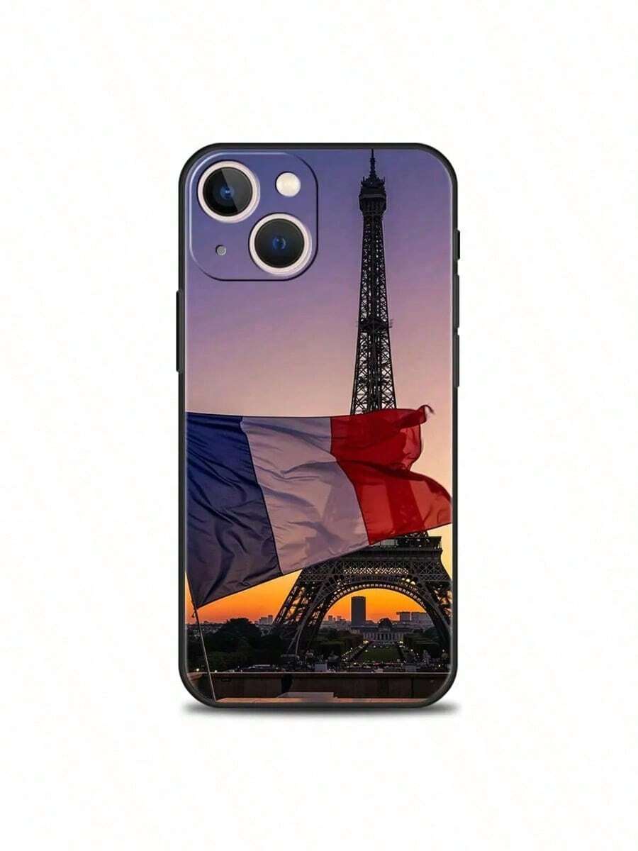 France flag Phone Case compatible with  16e 15 14 13 12 11 Pro Max XS X XR SE 7 8 Plus Shell  16 Soft TPU Cover, Cover compatible with  17 pro hülle,  17 pro max hülle,  17 hülle,  16 pro hülle - a9 - Übersicht 1