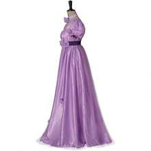 Philippa Featherington Lavendar Ball Gown Chiffon Purple Dress Regency Dress Costume For Adult Women - Màu tím - Xem 3