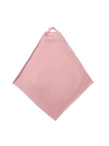 1pc Women's Solid Color Turban Headscarf, Casual Versatile Muslim Headwrap - Multicolor - View 5