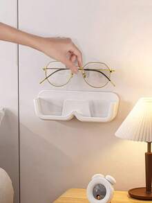 1pc Sunglasses Storage Display Rack, Eyeglasses Organizer Holder Fits Up To 5 Pairs - Clear - View 10