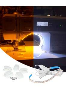 1PC Sewing Machine Special LED Strip Light Warm Light/ White Light Self-Adhesive Cuttable USB Powered For Sewing Machine Cabinet Table - Sewing Machine Light Strip - View 1