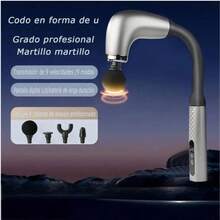 Ergonómico para mejorar la comodidad para tratar todos los grupos musculares. La larga duración de la batería garantiza un uso prolongado. Los golpes profundos de los tejidos pueden aliviar la fatiga después del ejercicio. Su diseño compacto es ideal para la recuperación después del entrenamiento y la relajación diaria. - Multicolor - Ver 4