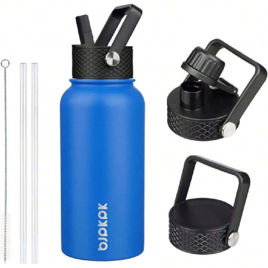 Insulated Water Bottles For Outdoor - 黑與白 - 查看 1
